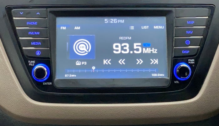 2018 Hyundai Elite i20 ASTA 1.2 (O), Petrol, Manual, 77,207 km, Infotainment System