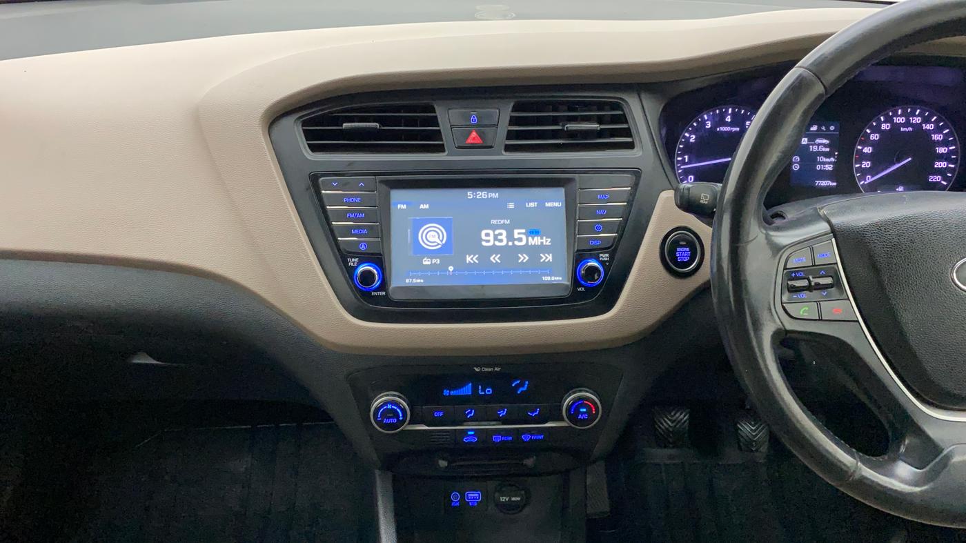 2018 Hyundai Elite i20 ASTA 1.2 (O), Petrol, Manual, 77,207 km, Air Conditioner