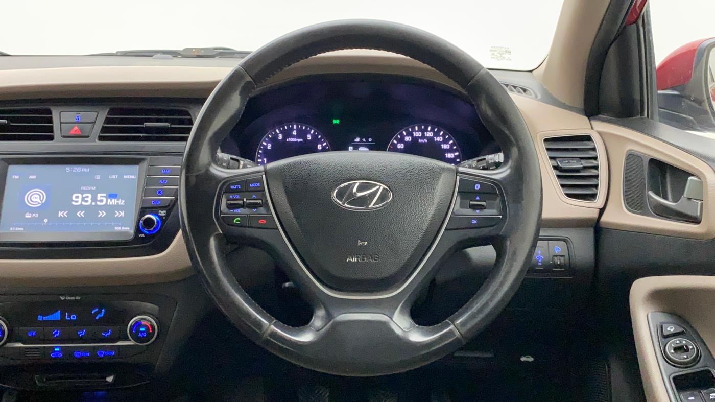 2018 Hyundai Elite i20 ASTA 1.2 (O), Petrol, Manual, 77,207 km, Steering Wheel Close Up