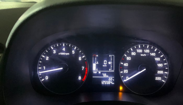 2016 Hyundai Creta E PLUS 1.6 PETROL, CNG, Manual, 1,25,577 km, Odometer Image