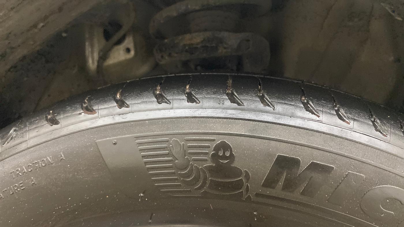 2021 Hyundai Creta SX (O) AT 1.5 DIESEL, Diesel, Automatic, 1,05,005 km, Right Front Tyre Tread