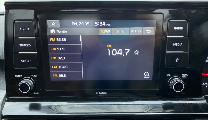 2020 KIA SELTOS HTK PLUS 1.5 DIESEL, Diesel, Manual, 53,423 km, Infotainment System