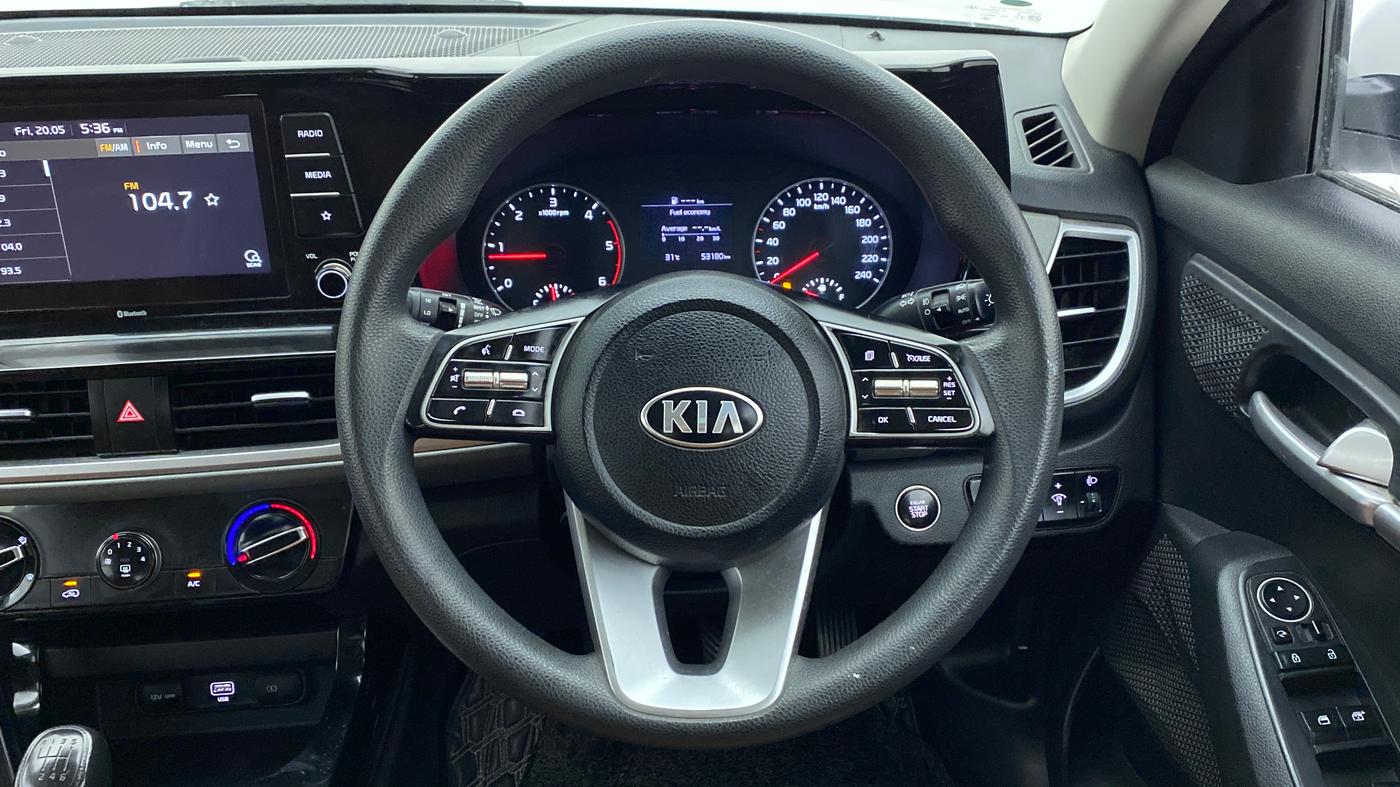2020 KIA SELTOS HTK PLUS 1.5 DIESEL, Diesel, Manual, 53,423 km, Steering Wheel Close Up