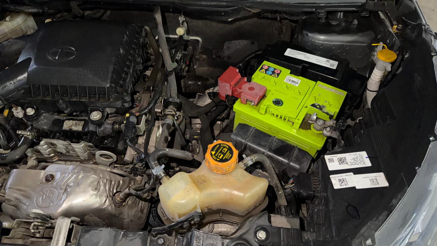 2022 Tata NEXON XZA PLUS (L), Petrol, Automatic, 40,832 km, Engine View - Left