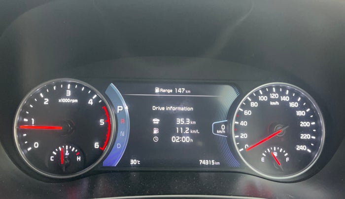 2020 KIA SELTOS GTX PLUS AT 1.5 DIESEL, Diesel, Automatic, 74,299 km, Odometer Image