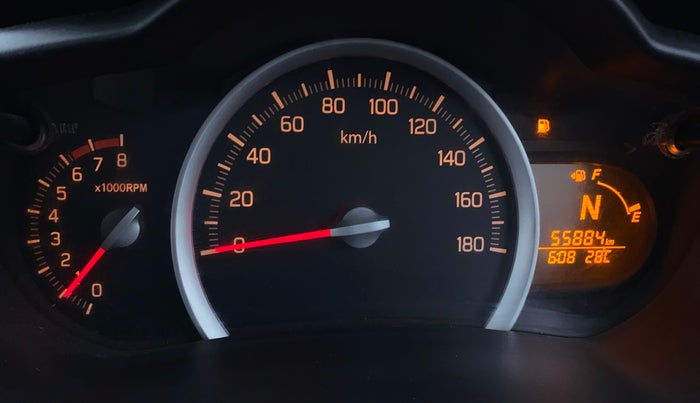 2015 Maruti Celerio VXI AMT, Petrol, Automatic, 55,880 km, Odometer Image