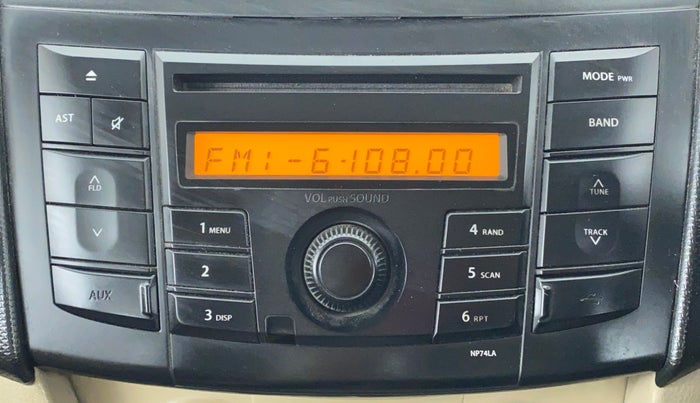 2012 Maruti Swift Dzire VXI, Petrol, Manual, 61,653 km, Infotainment System