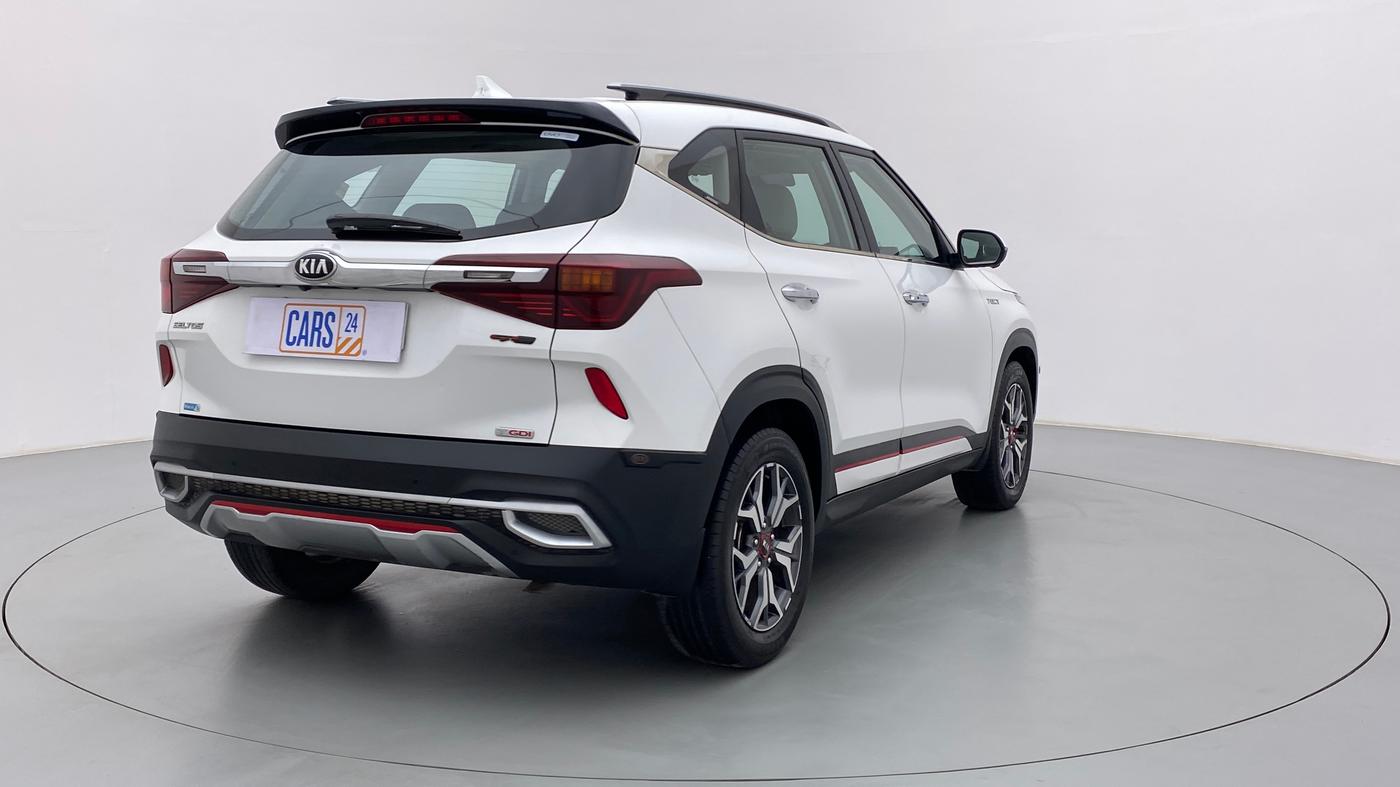 2019 KIA SELTOS GTX + AT PETROL, Petrol, Automatic, 51,747 km, Right Back Diagonal