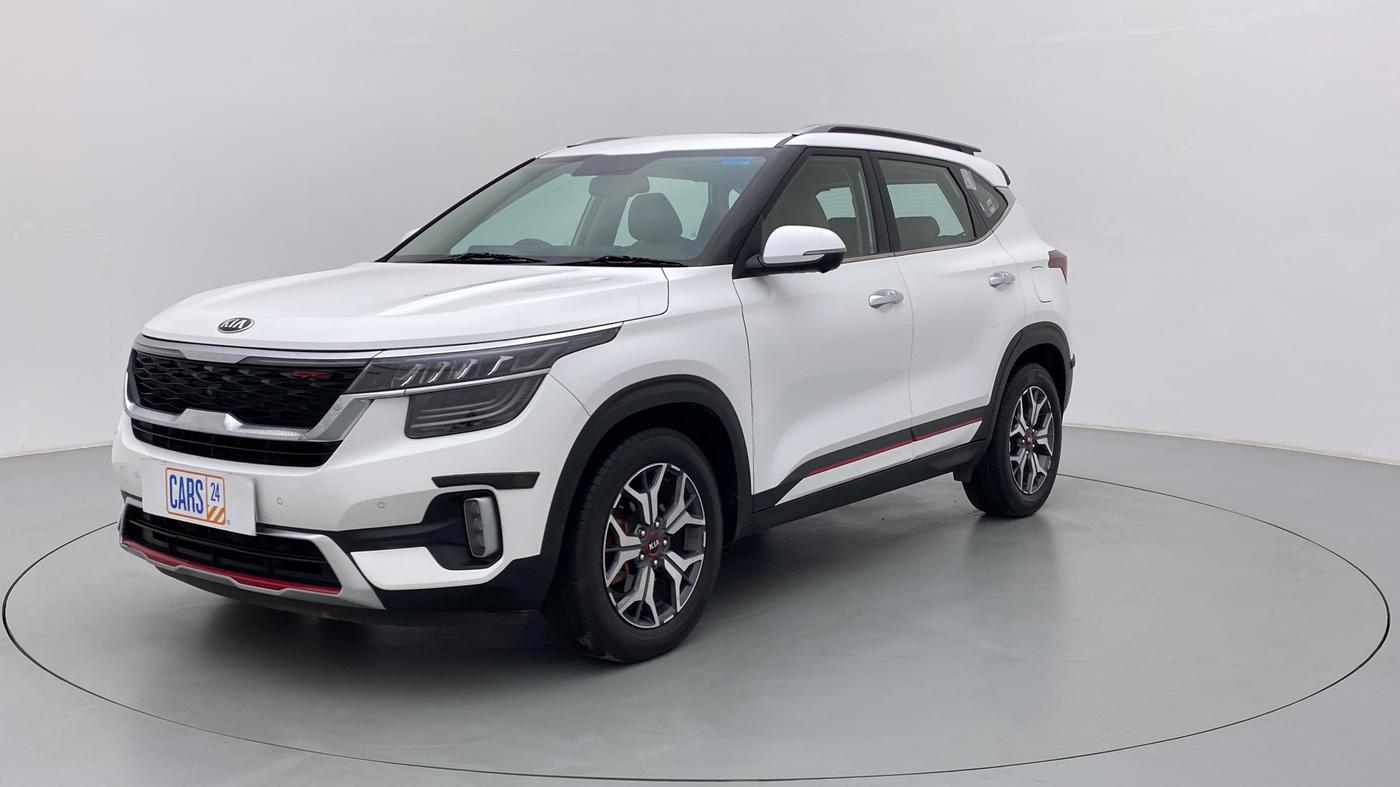 2019 KIA SELTOS GTX + AT PETROL, Petrol, Automatic, 51,747 km, Left Front Diagonal