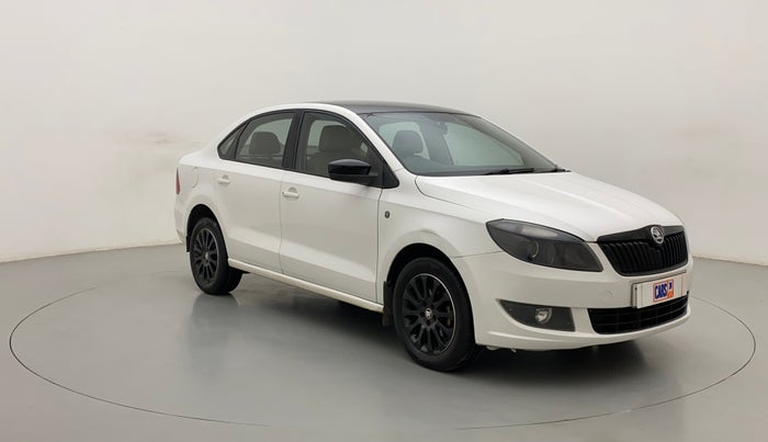 2015 Skoda Rapid 1.5 TDI CR ELEGANCE PLUS BLACK PACKAGE AT, Diesel, Automatic, 85,704 km, Right Front Diagonal