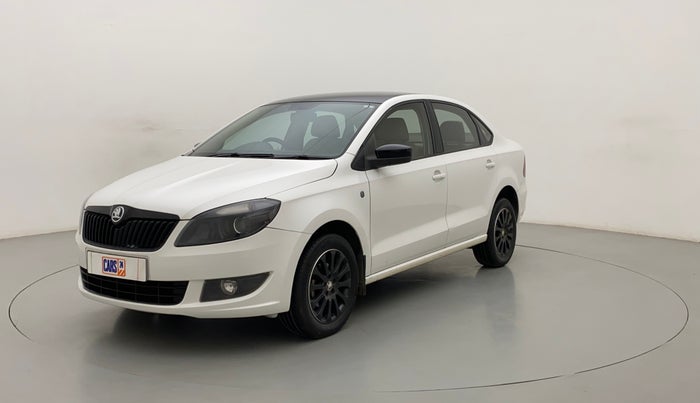 2015 Skoda Rapid 1.5 TDI CR ELEGANCE PLUS BLACK PACKAGE AT, Diesel, Automatic, 85,704 km, Left Front Diagonal