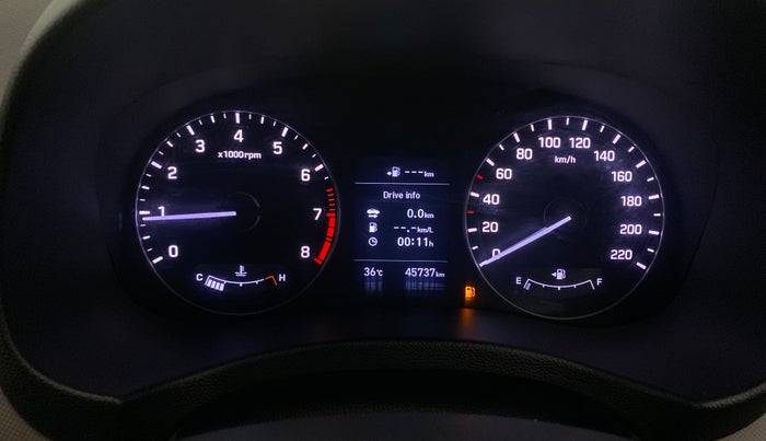 2019 Hyundai Creta SX (O) 1.6 PETROL, Petrol, Manual, 45,737 km, Odometer Image