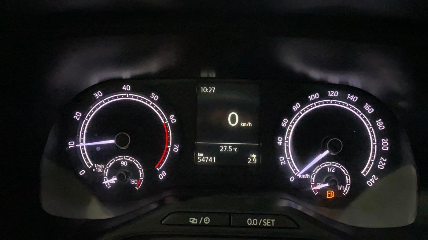 2021 Skoda KUSHAQ AMBITION 1.0L TSI MT, Petrol, Manual, 54,738 km, Odometer Image