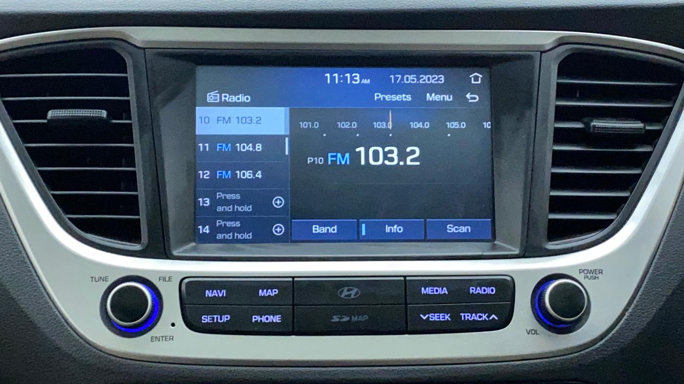 2018 Hyundai Verna 1.6 CRDI SX + AT, Diesel, Automatic, 97,553 km, Infotainment System