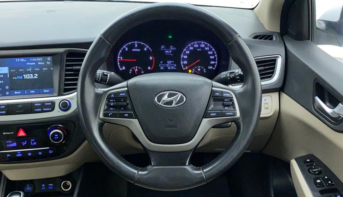 2018 Hyundai Verna 1.6 CRDI SX + AT, Diesel, Automatic, 97,553 km, Steering Wheel Close Up