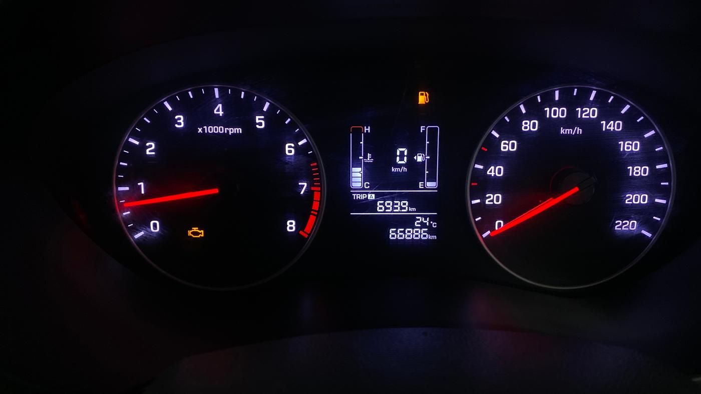 2020 Hyundai Elite i20 SPORTZ PLUS 1.2, CNG, Manual, 66,900 km, Odometer Image