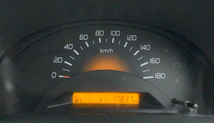 2012 Maruti Wagon R 1.0 LXI, Petrol, Manual, 17,837 km, Odometer Image