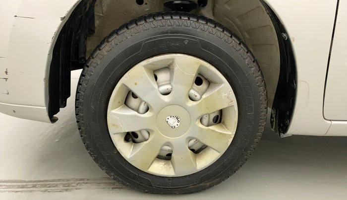 2012 Maruti Wagon R 1.0 LXI, Petrol, Manual, 17,837 km, Left Front Wheel