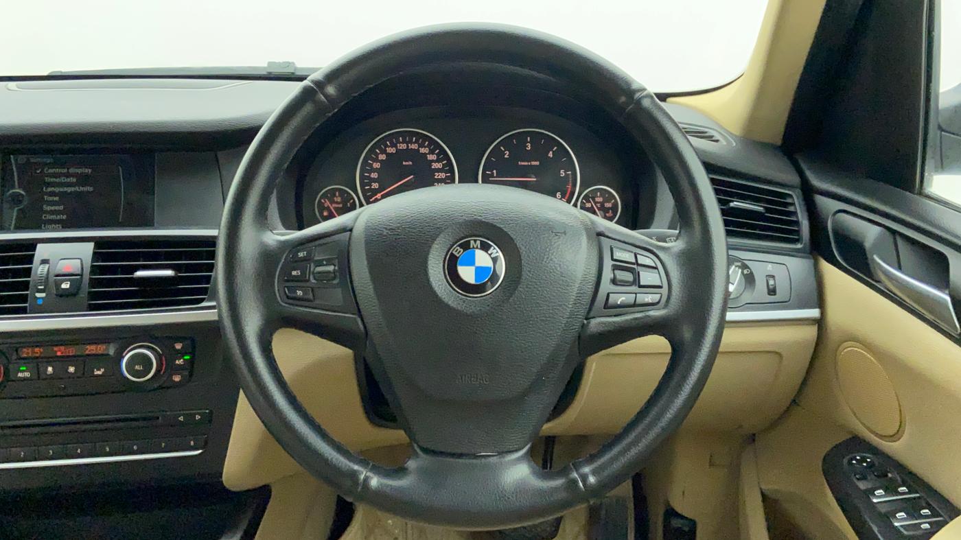 2013 BMW X3 XDRIVE 20D, Diesel, Automatic, 71,863 km, Steering Wheel Close Up