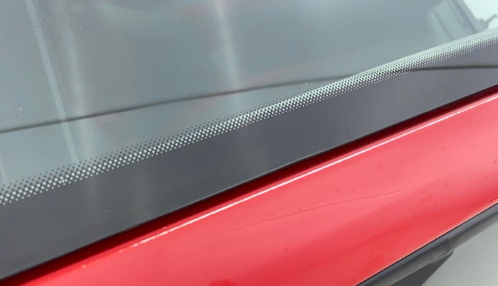 2020 Skoda Rapid STYLE TSI, Petrol, Manual, 1,14,171 km, Left A pillar - Paint is slightly faded