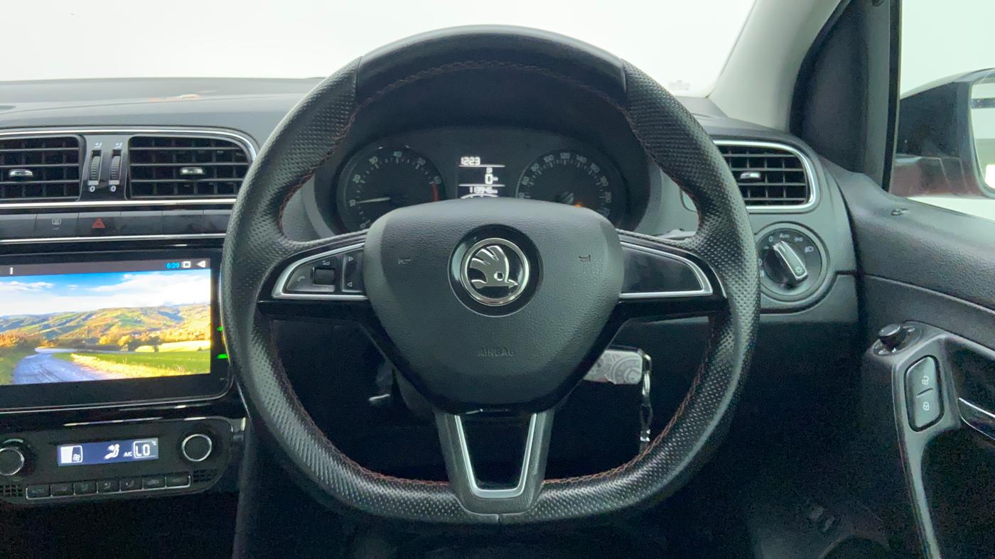 2020 Skoda Rapid STYLE TSI, Petrol, Manual, 1,14,171 km, Steering Wheel Close Up
