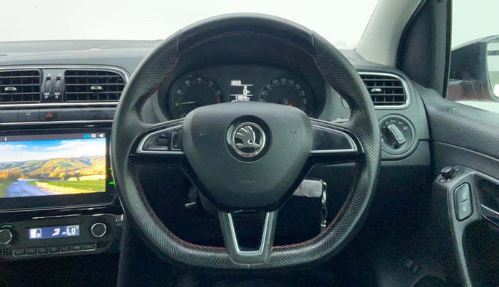2020 Skoda Rapid STYLE TSI, Petrol, Manual, 1,14,171 km, Steering Wheel Close Up
