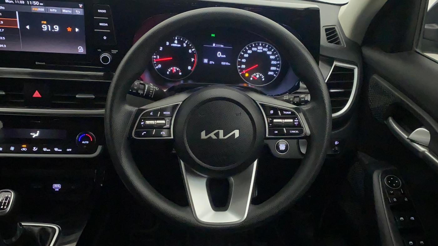 2021 KIA SELTOS HTK PLUS 1.5 IMT, Petrol, Manual, 15,590 km, Steering Wheel Close Up