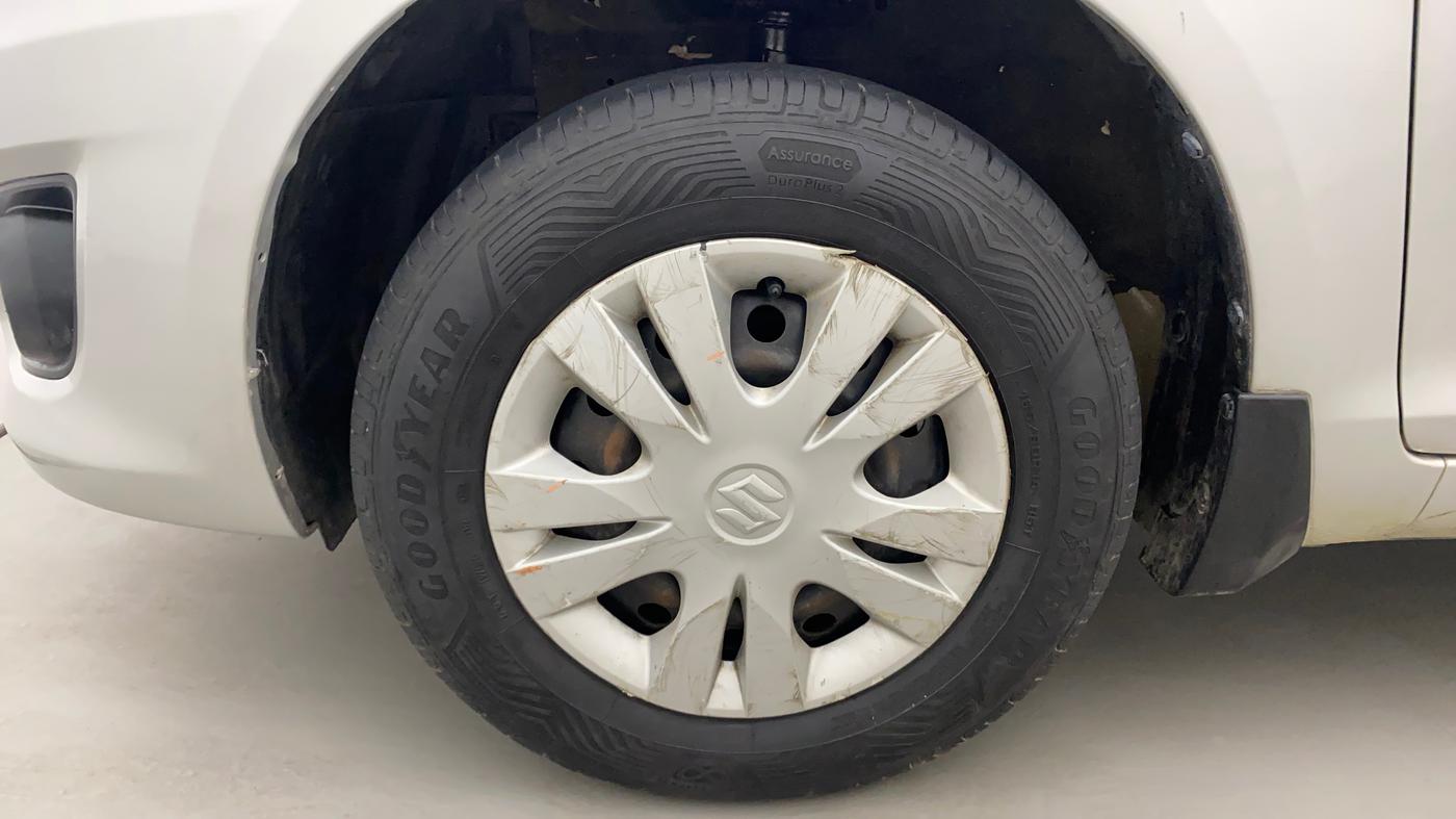 2014 Maruti Swift Dzire VXI, Petrol, Manual, 55,989 km, Left Front Wheel