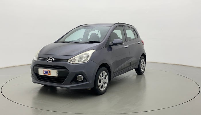 2014 Hyundai Grand i10 SPORTZ 1.2 KAPPA VTVT, Petrol, Manual, 80,039 km, Left Front Diagonal