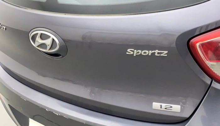2014 Hyundai Grand i10 SPORTZ 1.2 KAPPA VTVT, Petrol, Manual, 80,039 km, Dicky (Boot door) - Slightly dented