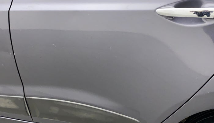 2014 Hyundai Grand i10 SPORTZ 1.2 KAPPA VTVT, Petrol, Manual, 80,039 km, Rear left door - Minor scratches