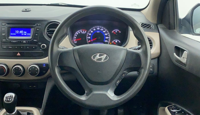2014 Hyundai Grand i10 SPORTZ 1.2 KAPPA VTVT, Petrol, Manual, 80,039 km, Steering Wheel Close Up