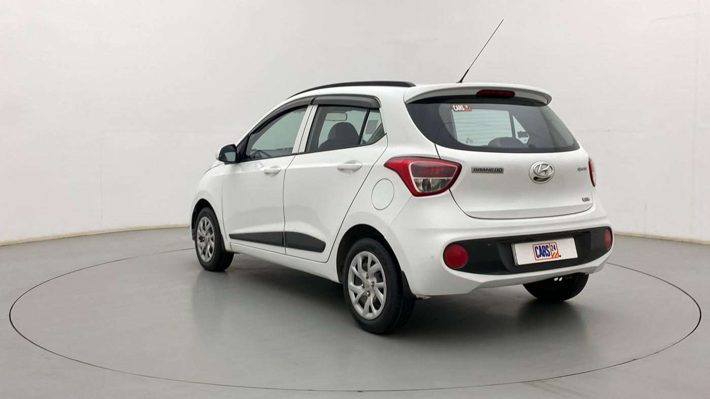 2018 Hyundai Grand i10 SPORTZ 1.2 KAPPA VTVT, Petrol, Manual, 51,183 km, Left Back Diagonal