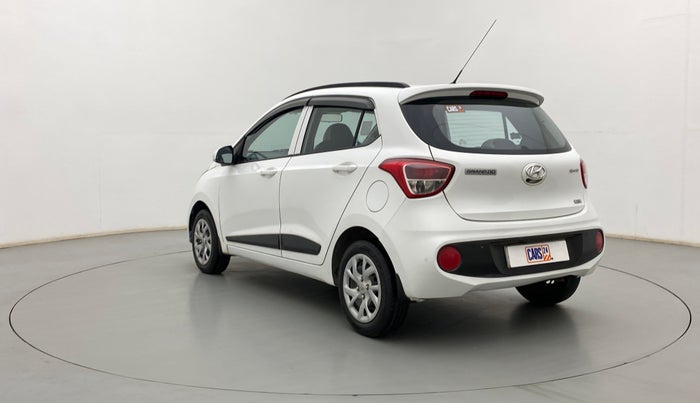 2018 Hyundai Grand i10 SPORTZ 1.2 KAPPA VTVT, Petrol, Manual, 51,183 km, Left Back Diagonal