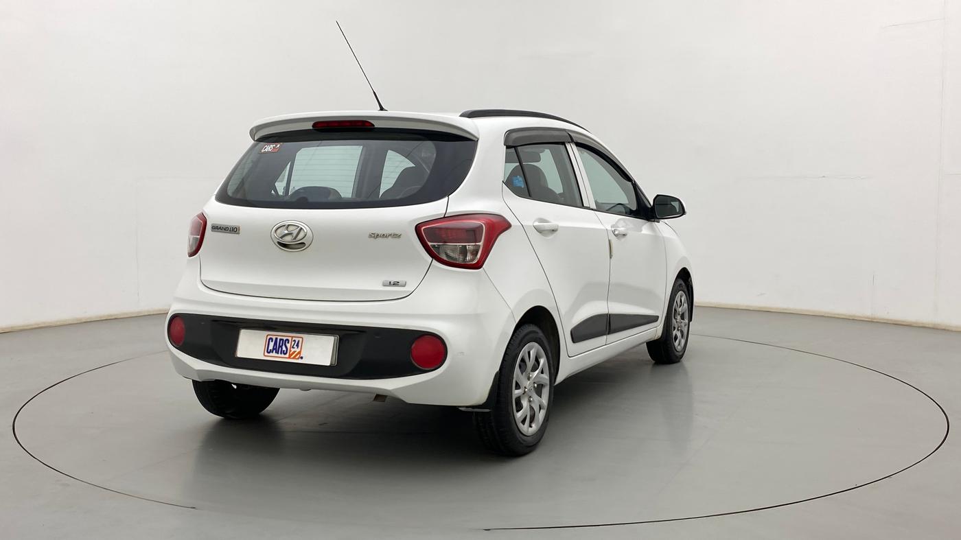 2018 Hyundai Grand i10 SPORTZ 1.2 KAPPA VTVT, Petrol, Manual, 51,183 km, Right Back Diagonal