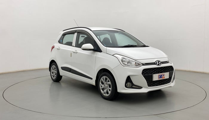 2018 Hyundai Grand i10 SPORTZ 1.2 KAPPA VTVT, Petrol, Manual, 51,183 km, Right Front Diagonal