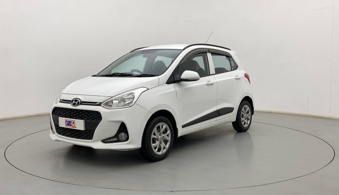 2018 Hyundai Grand i10 SPORTZ 1.2 KAPPA VTVT, Petrol, Manual, 51,183 km, Left Front Diagonal