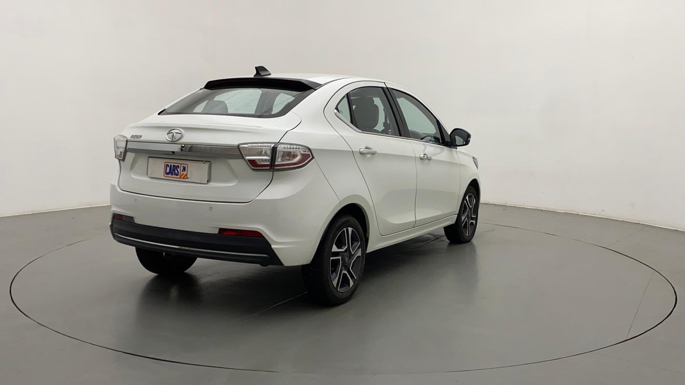 2020 Tata TIGOR XZA PLUS PETROL, Petrol, Automatic, 10,957 km, Right Back Diagonal