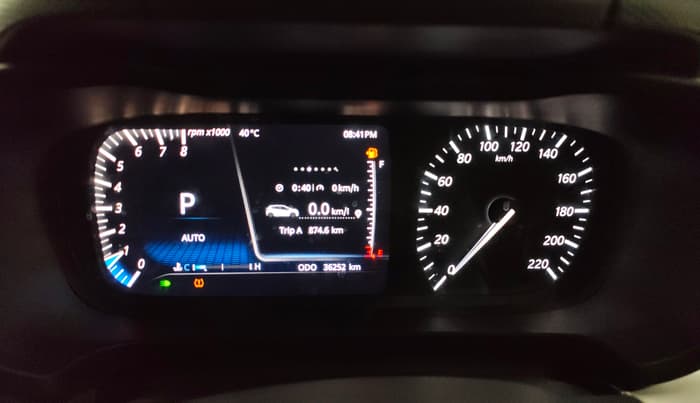 2022 Tata ALTROZ XZA, Petrol, Automatic, 36,252 km, Odometer Image