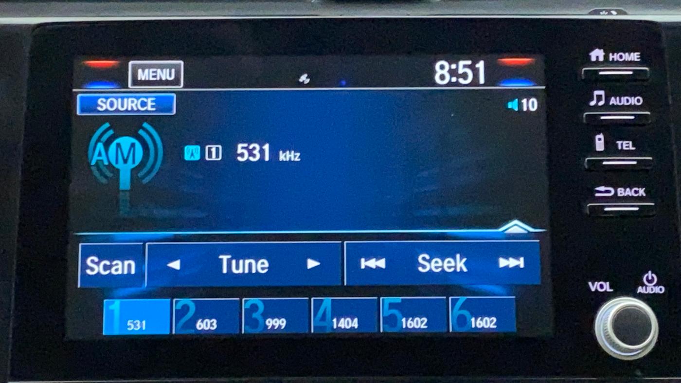 2019 Honda Civic ZX CVT PETROL, Petrol, Automatic, 38,088 km, Infotainment System