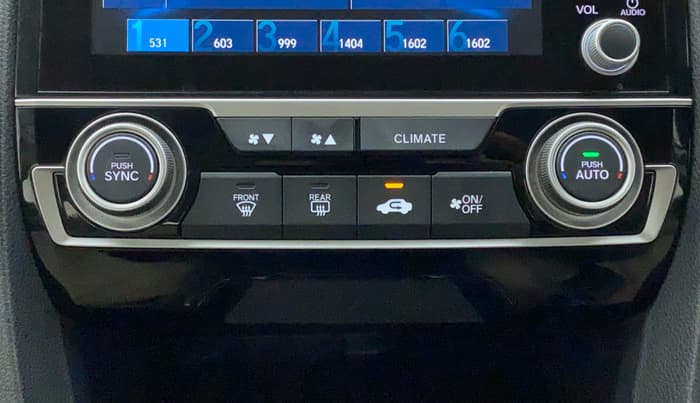 2019 Honda Civic ZX CVT PETROL, Petrol, Automatic, 38,088 km, Automatic Climate Control