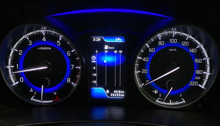 2018 Maruti Baleno ALPHA PETROL 1.2, Petrol, Manual, 39,276 km, Odometer Image