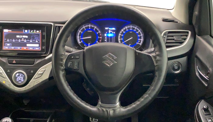 2018 Maruti Baleno ALPHA PETROL 1.2, Petrol, Manual, 39,276 km, Steering Wheel Close Up
