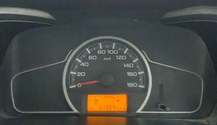 2019 Maruti Alto LXI CNG, CNG, Manual, 52,777 km, Odometer Image