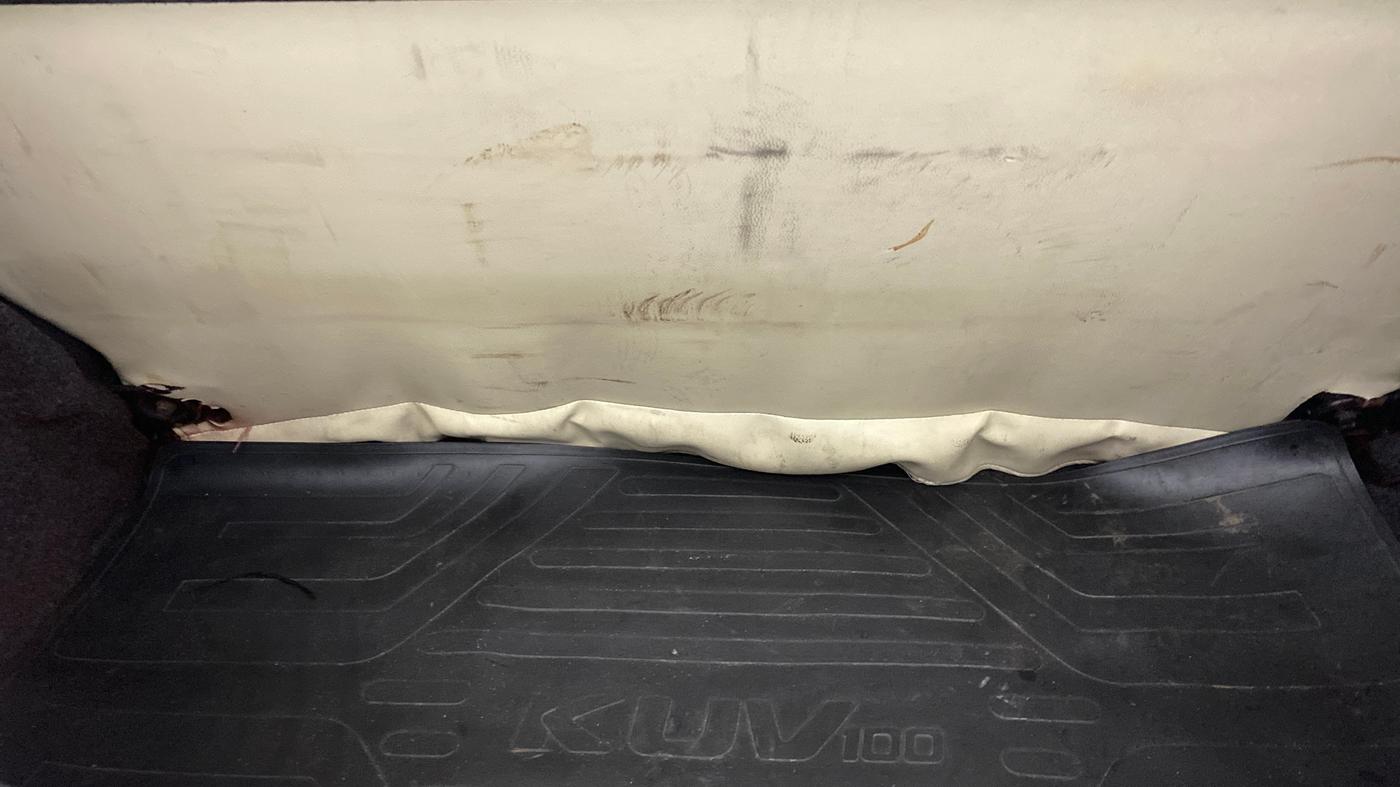 2016 Mahindra Kuv100 K4 5 STR, Petrol, Manual, 46,728 km, Boot Inside