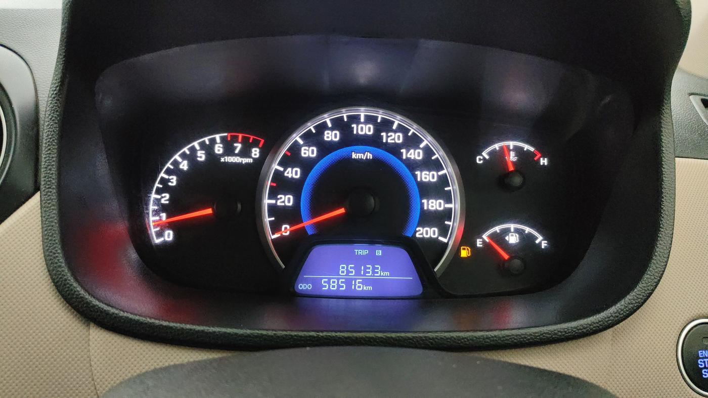 2017 Hyundai Grand i10 ASTA 1.2 KAPPA VTVT, Petrol, Manual, 58,492 km, Odometer Image