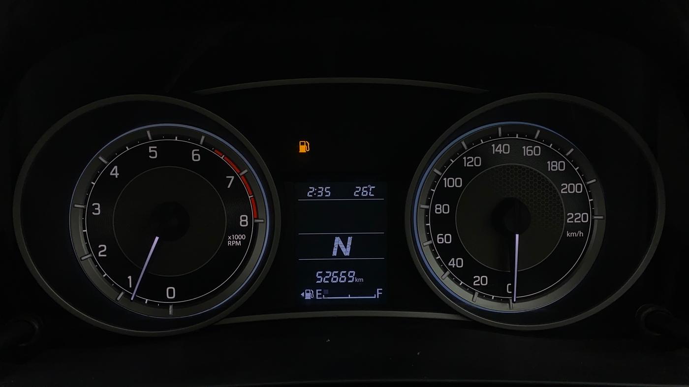 2018 Maruti Dzire VXI AMT, Petrol, Automatic, 52,638 km, Odometer Image