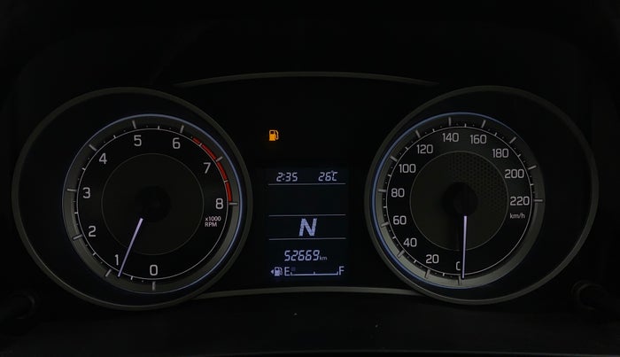 2018 Maruti Dzire VXI AMT, Petrol, Automatic, 52,638 km, Odometer Image