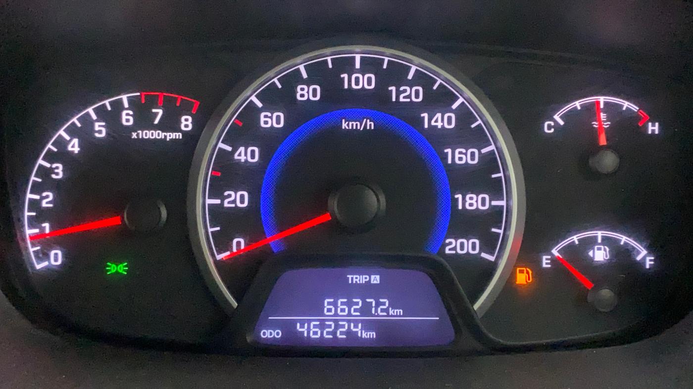 2018 Hyundai Grand i10 MAGNA 1.2 KAPPA VTVT, Petrol, Manual, 46,219 km, Odometer Image