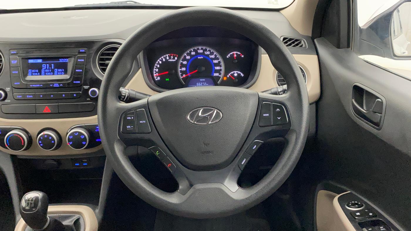 2018 Hyundai Grand i10 MAGNA 1.2 KAPPA VTVT, Petrol, Manual, 46,219 km, Steering Wheel Close Up